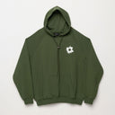 BOXY HOODIE FOREST GREEN